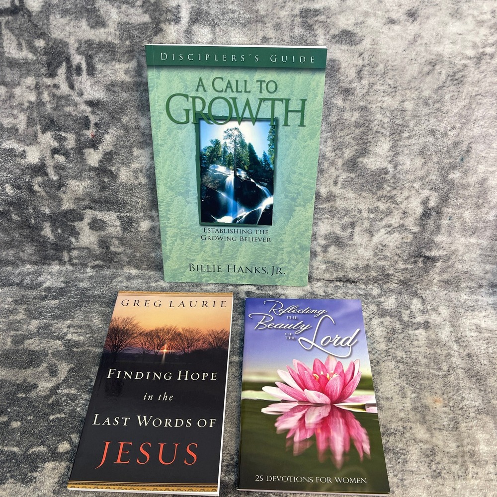Christian Book Lot Greg Laurie Finding Hope A Call to Growth Devotional 3pk